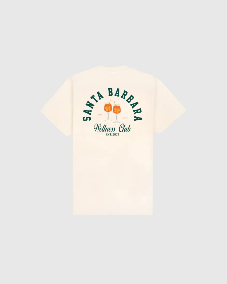 REMERA LIBERATO BASICS REGULAR FIT BEIGE SANTA BARBARA WELLNESS CLUB