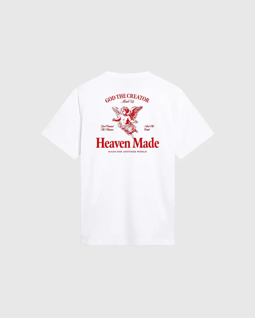 REMERA LIBERATO BASICS REGULAR FIT  MARFIL HEAVEN MADE