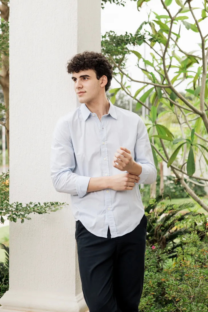 CAMISA LIBERATO BASICS MANGAS LARGAS CELESTE