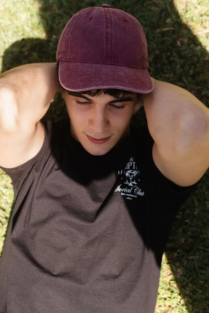 REMERA LIBERATO BASICS OVERSIZE NEGRA THE HAMPTONS SOCIAL CLUB