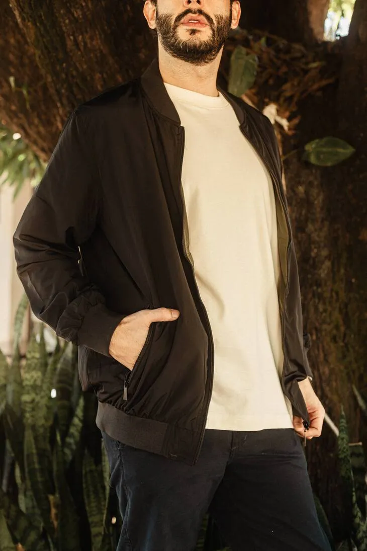 BOMBERJACKET LIBERATO BASICS NEGRA