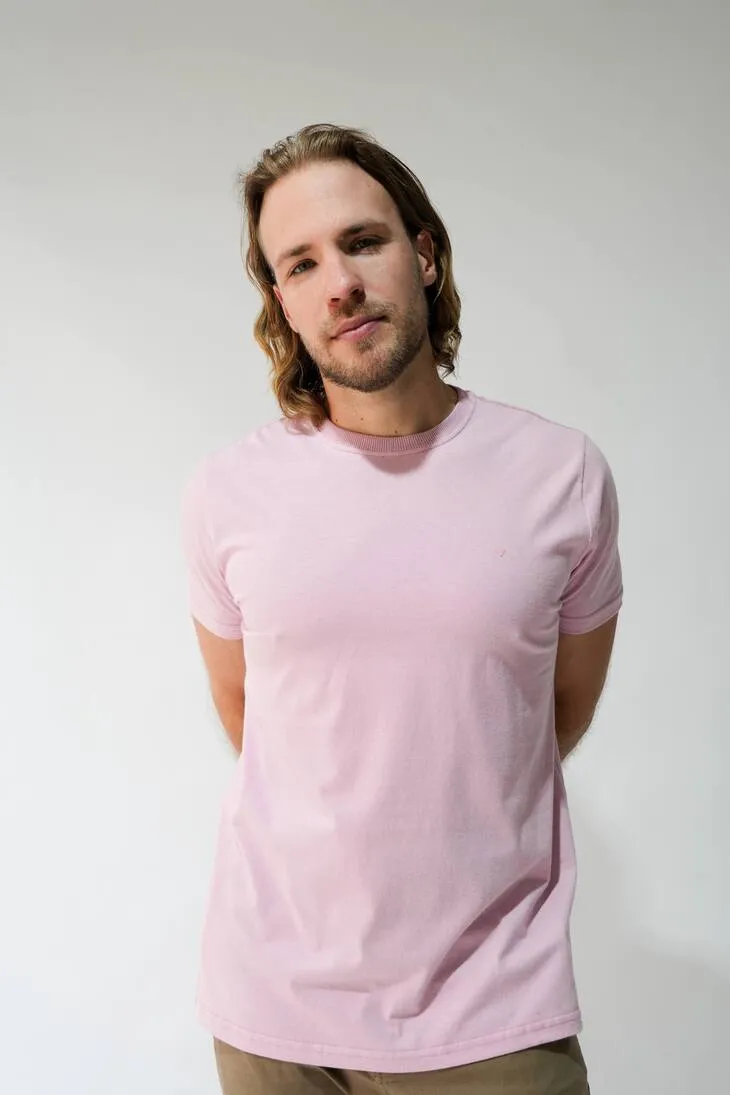 REMERA LIBERATO REGULAR FIT ROSADA