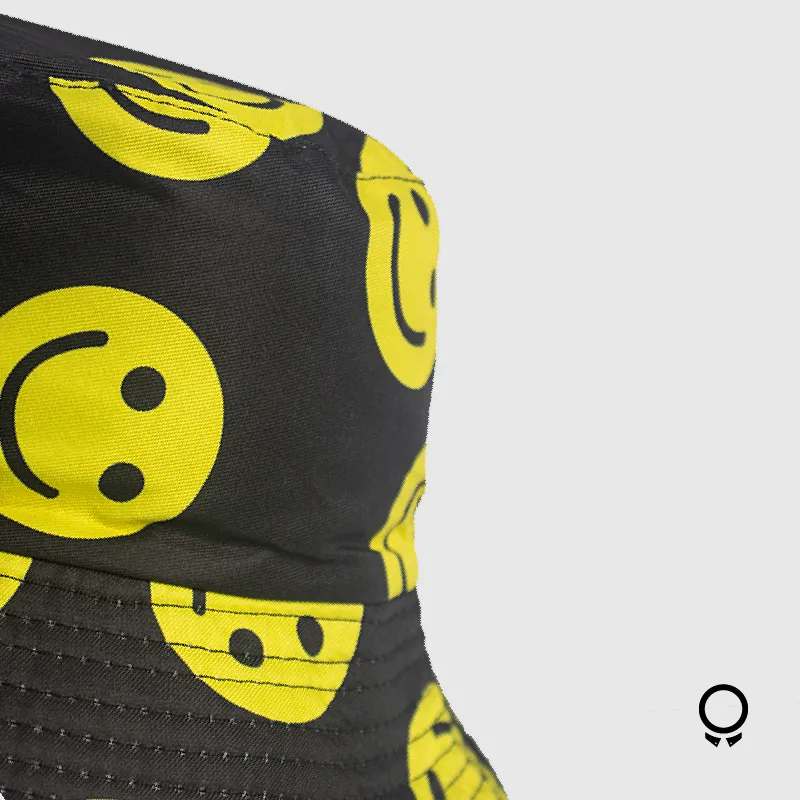 BUCKET LIBERATO NEGRO SMILE
