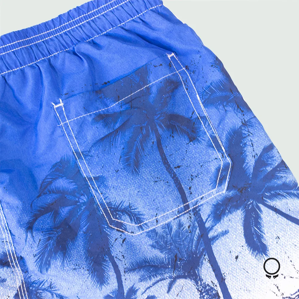 SHORT DE BAÑO BLUE ESTAMPA PLAYA
