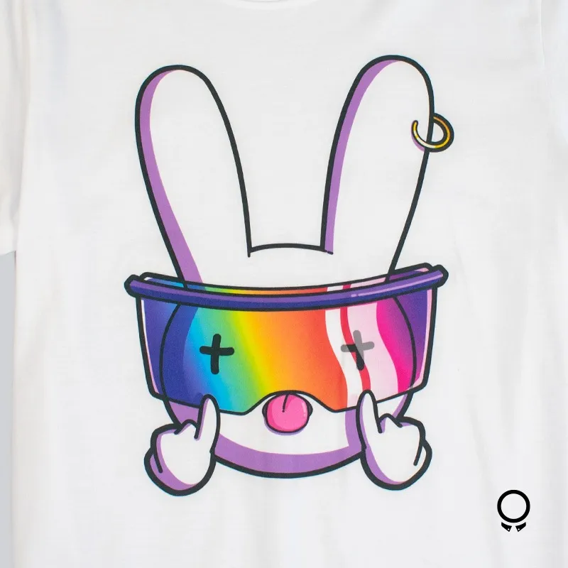 REMERA MYTH BLANCA BAD BUNNY