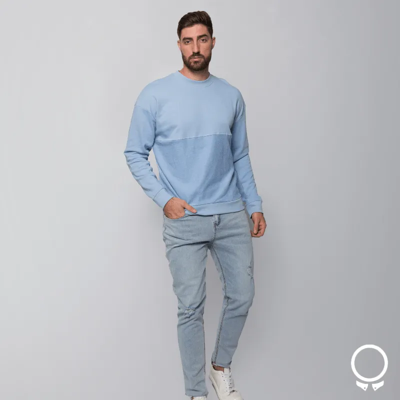 SUDADERA PEDRO N+ LIGHT BLUE