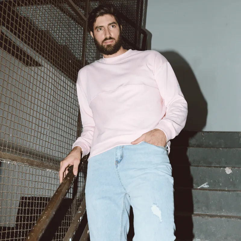 SUDADERA N+ PEDRO PINK