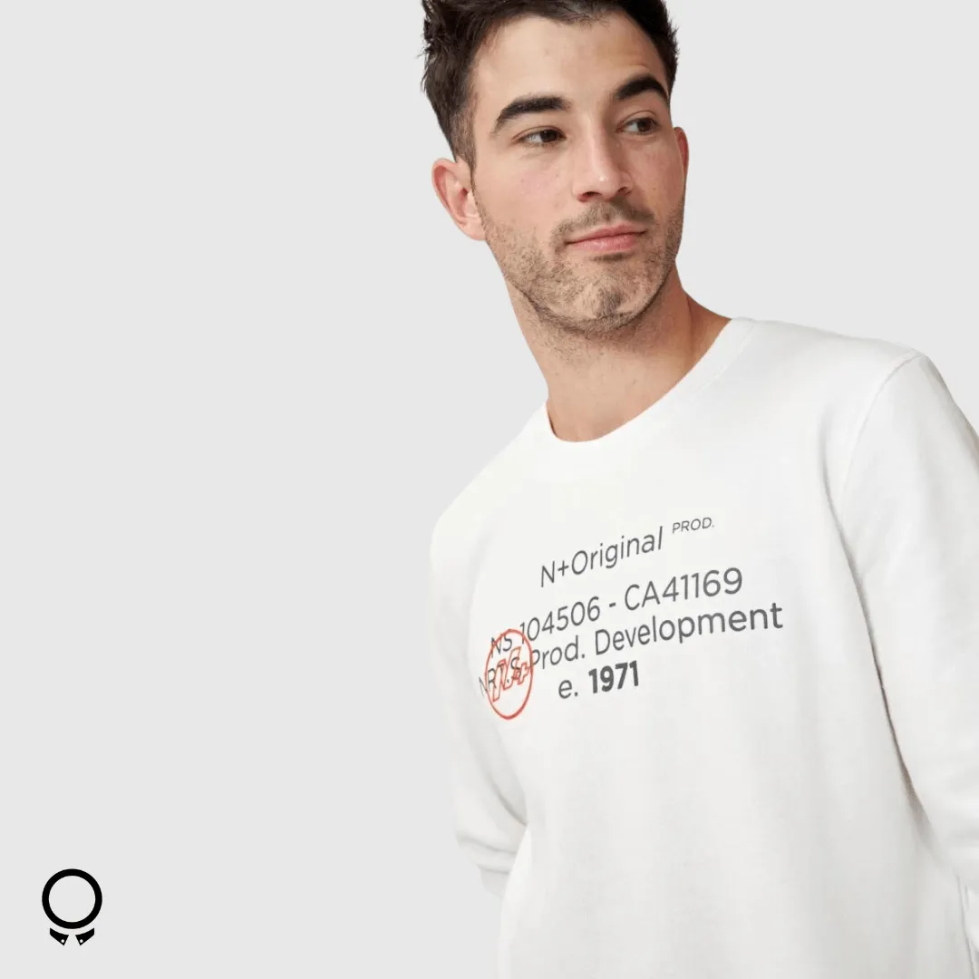 SUDADERA N+ DEVELOPMENT BLANCA