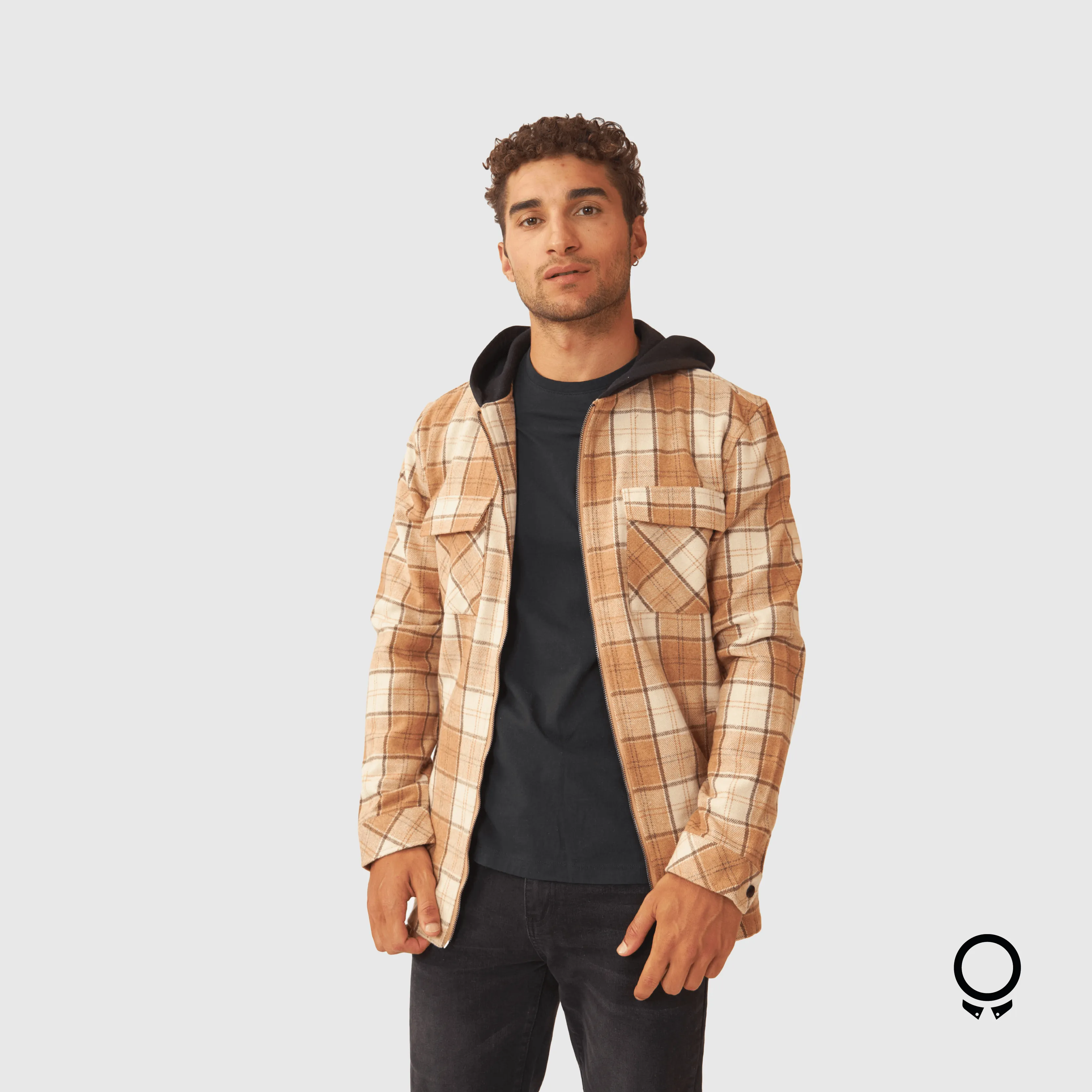 SOBRECAMISA N+ ROCCO CUADROS BEIGE