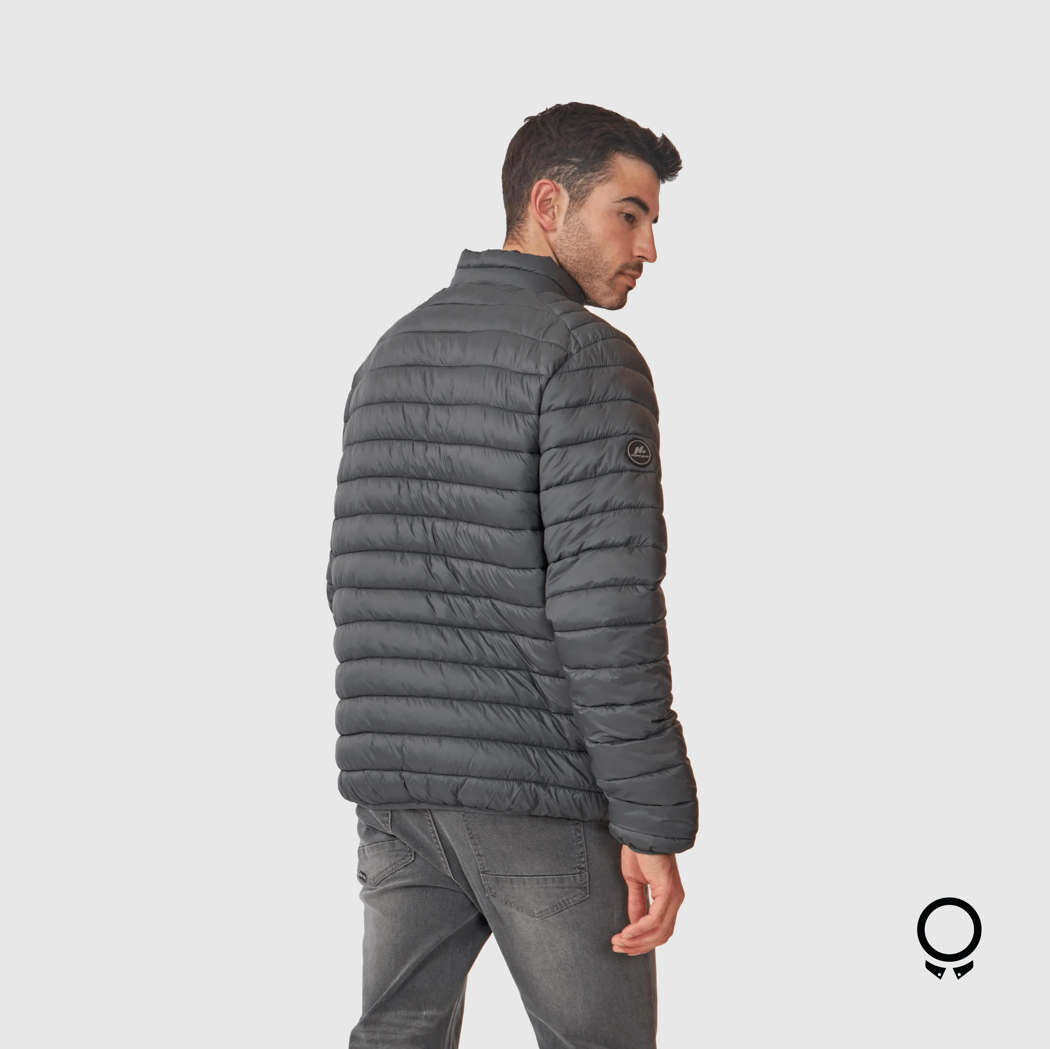 CAMPERA DE PLUMAS N+ MONASH GRIS