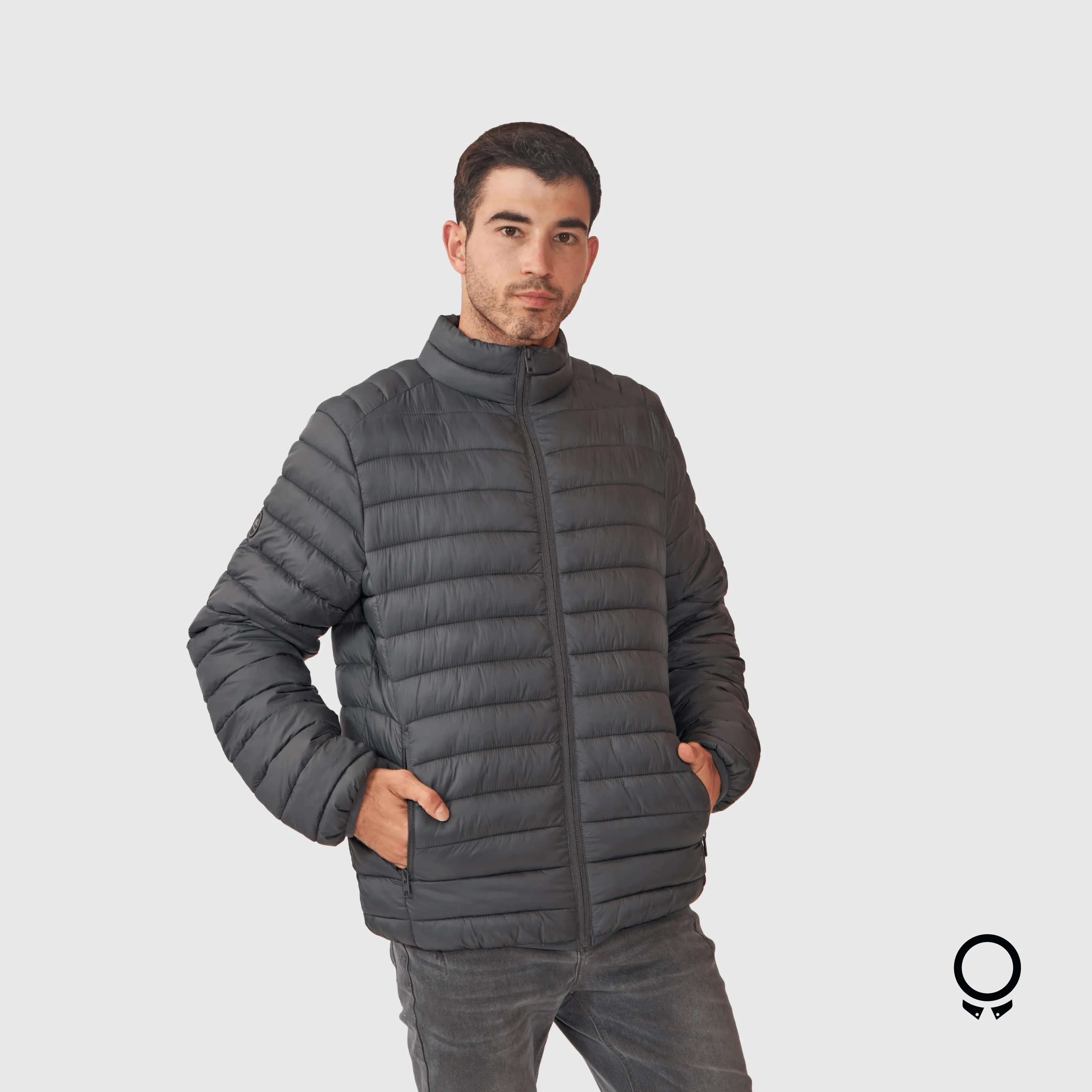 CAMPERA DE PLUMAS N+ MONASH GRIS