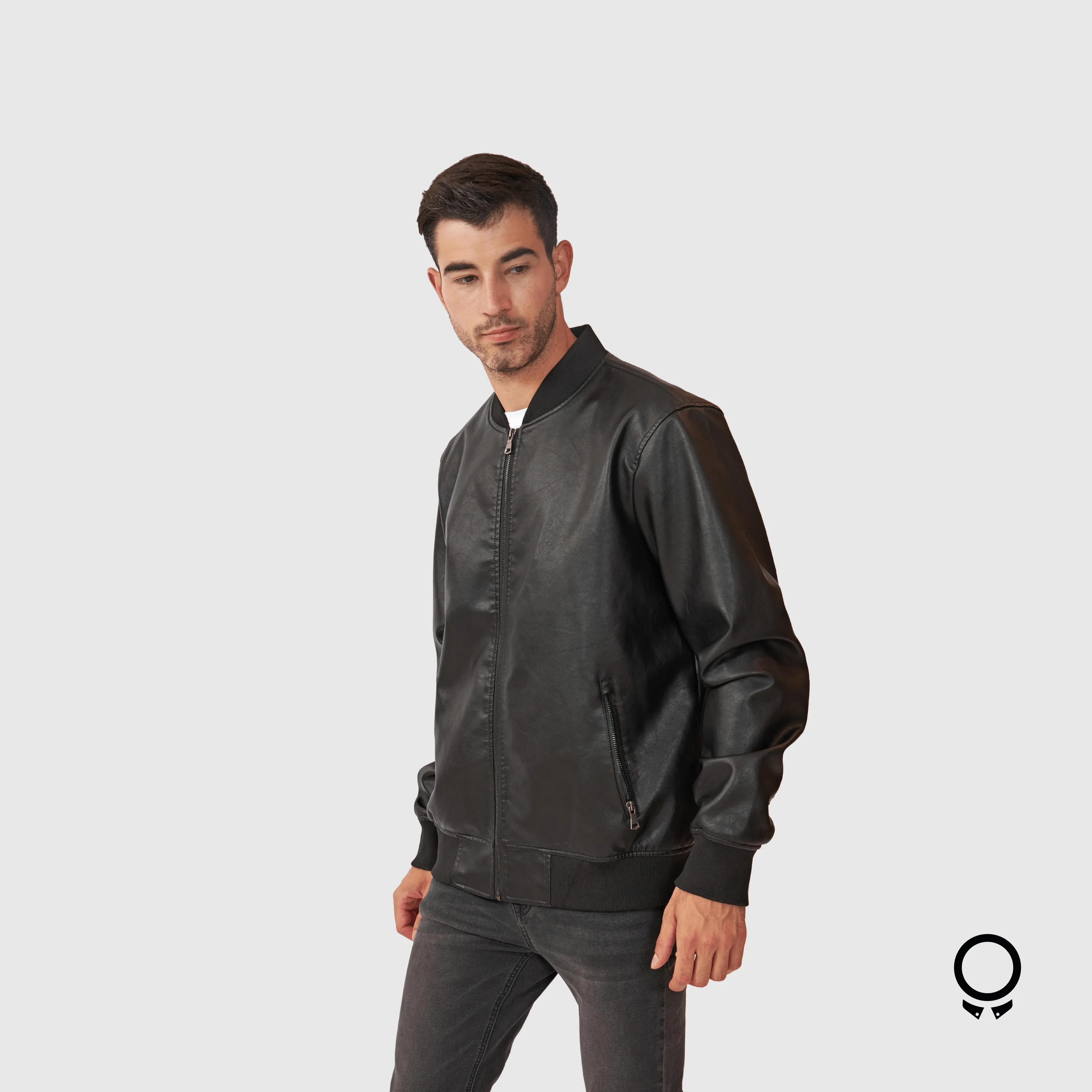 CAMPERA DE CUERO N+ ECOLOGICO BLAZEY NEGRA