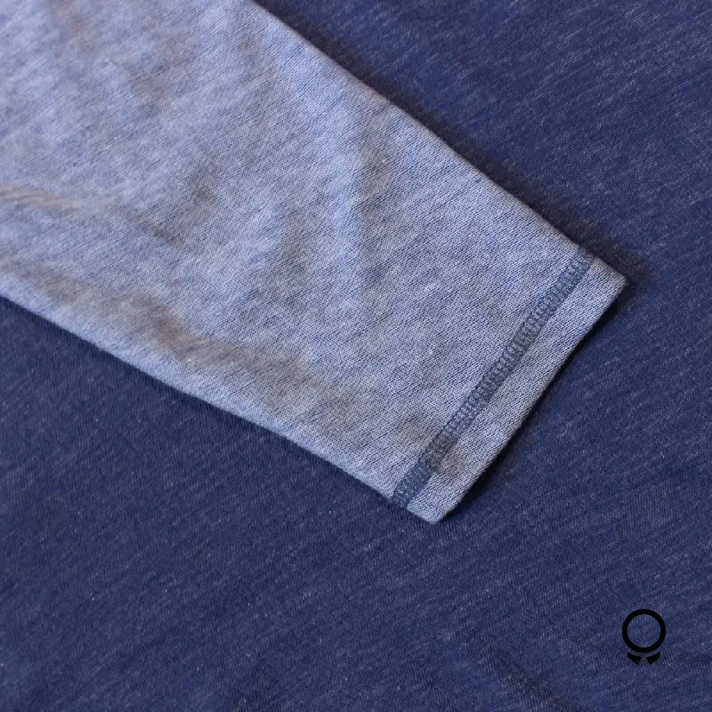 REMERA MANGAS LARGAS PENGUIN AZUL
