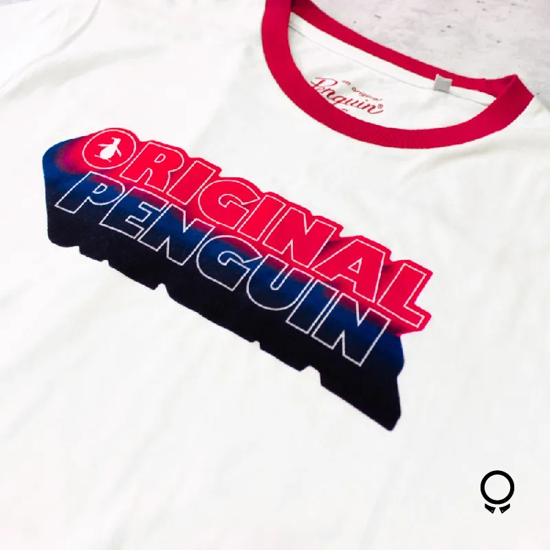 T- SHIRT PENGUIN BLANCA