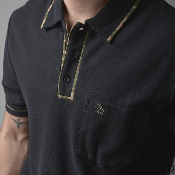REMERA POLO PENGUIN NEGRA