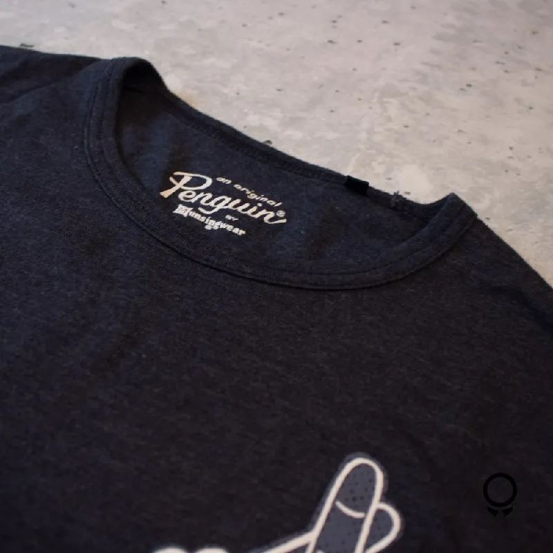T- SHIRT PENGUIN AZUL MARINO