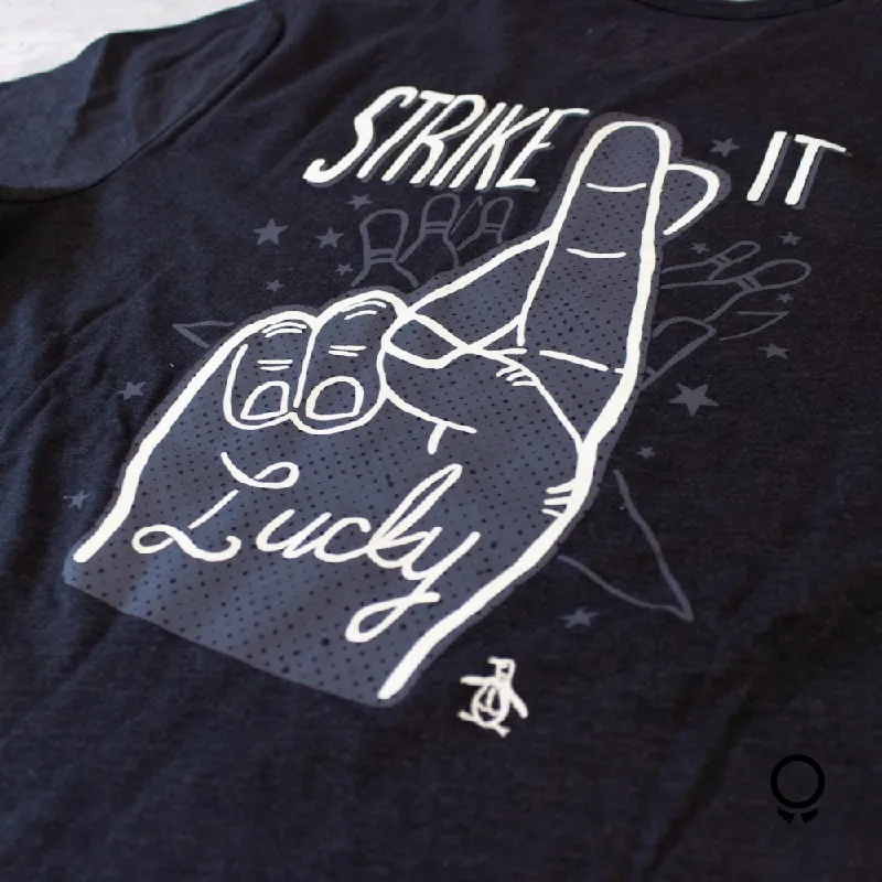 T- SHIRT PENGUIN AZUL MARINO