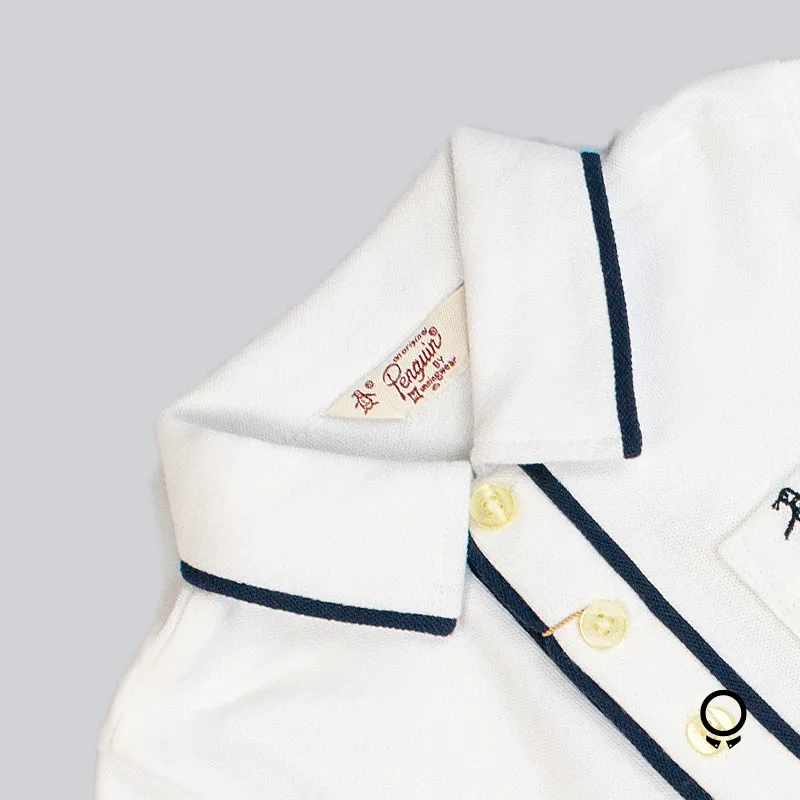 REMERA POLO PENGUIN KIDS BLANCA