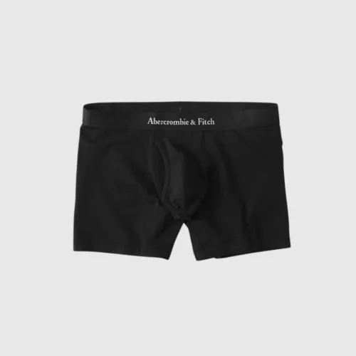 Boxer Abercrombie Negro Goma Negra
