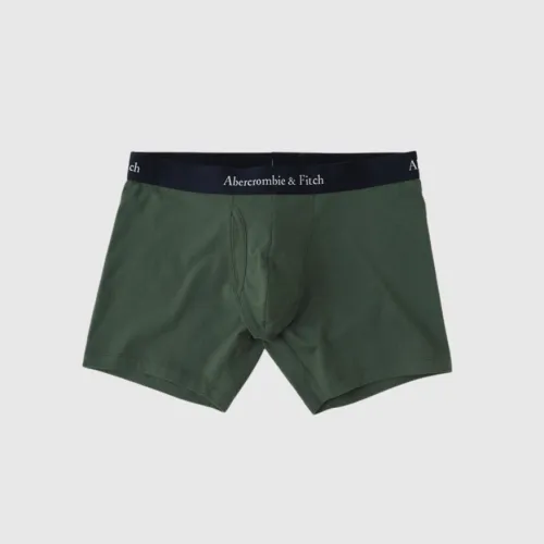 Boxer Abercrombie Verde Goma Negra