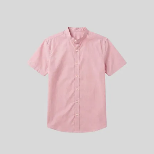 Camisa Liberato Basics Mao Mangas Cortas Rayitas Rojas