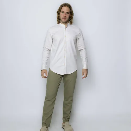 CAMISA LIBERATO BASICS MAO MANGAS LARGAS BEIGE