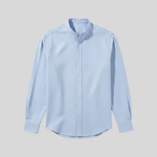 CAMISA LIBERATO BASICS MAO MANGAS LARGAS CELESTE