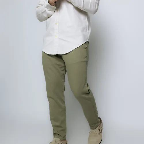 PANTALON CON GOMA LIBERATO DE LINO OLIVA