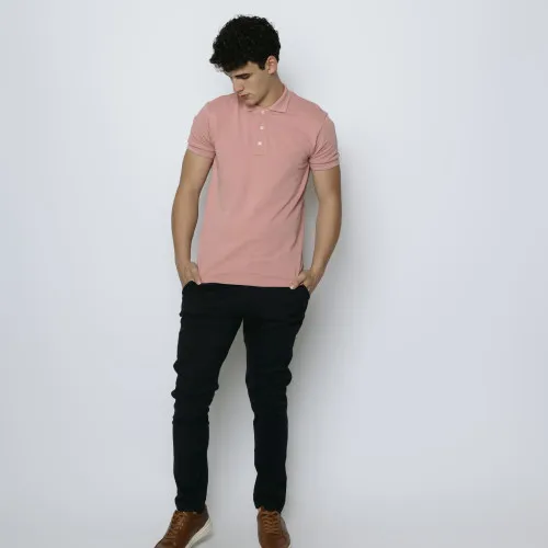 PANTALON LIBERATO BASICS CON GOMA AZUL MARINO