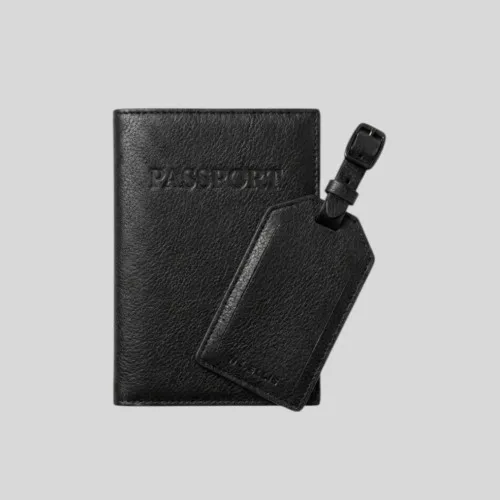 Porta Pasaporte Perry Ellis Negro
