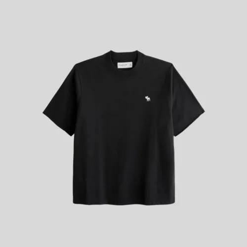 Remera Abercrombie Regular Fit Negra