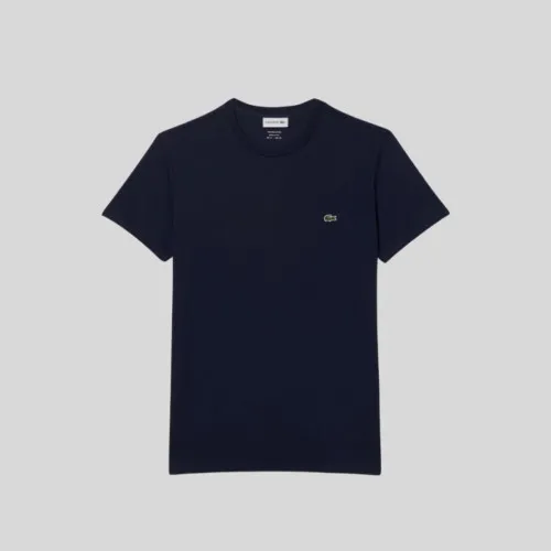 Remera Cuello Redondo Lacoste Azul Marino