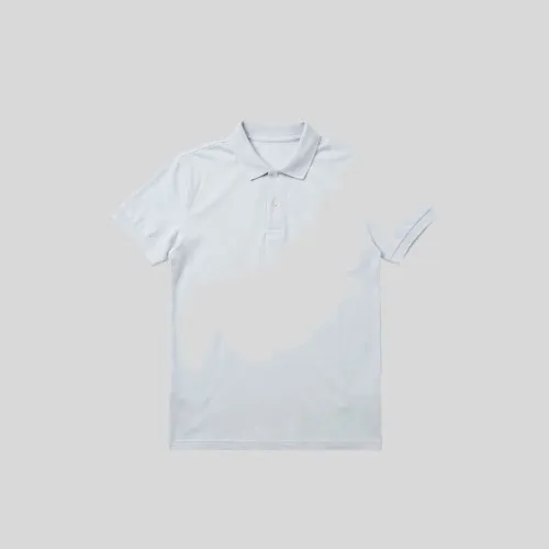 REMERA LIBERATO BASICS CUELLO POLO CELESTE