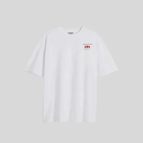 Remera Liberato Oversize Marfil Scuderia Ferrari