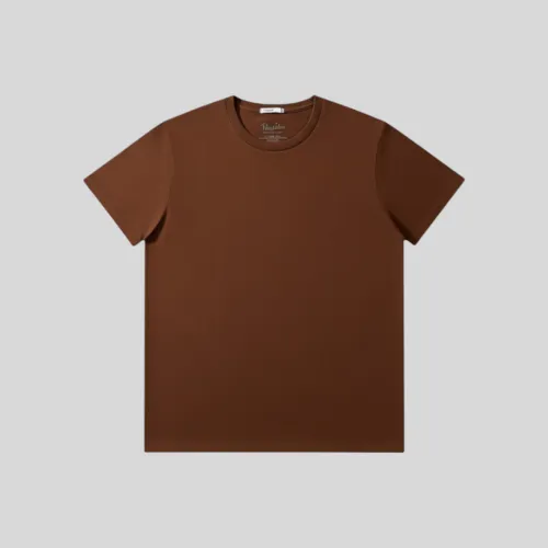 REMERA PREMIUM LIBERATO CUELLO REDONDO MARRON