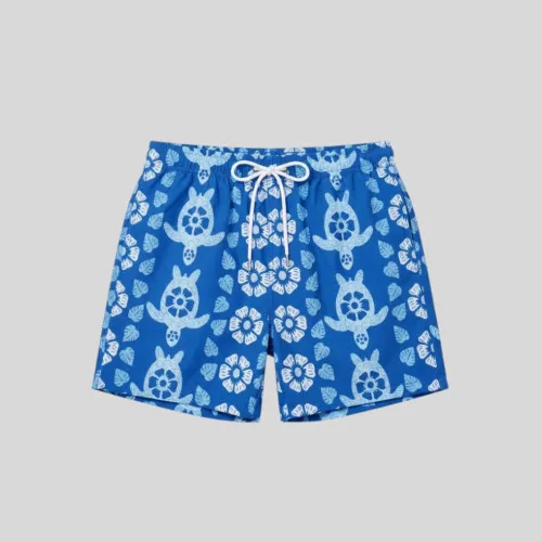 Short De Baño Liberato Basics Azul Tortugas Marinas
