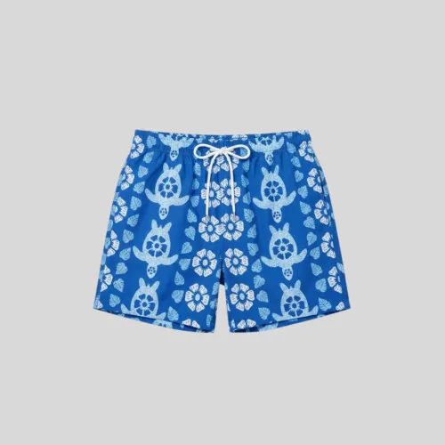 Short De Baño Liberato Basics Azul Tortugas Marinas