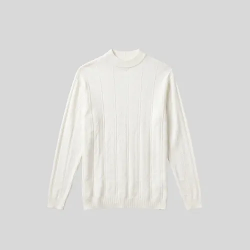 Sweater Liberato Cuello Redondo Blanco