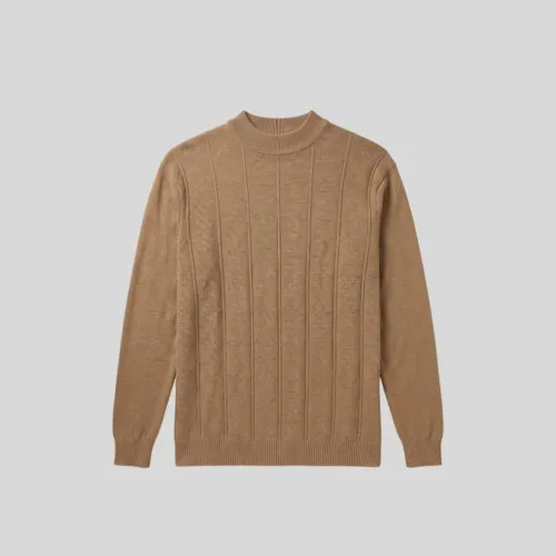 Sweater Liberato Cuello Redondo Kakhi