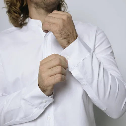 CAMISA MAO LIBERATO MANGAS LARGAS BLANCA