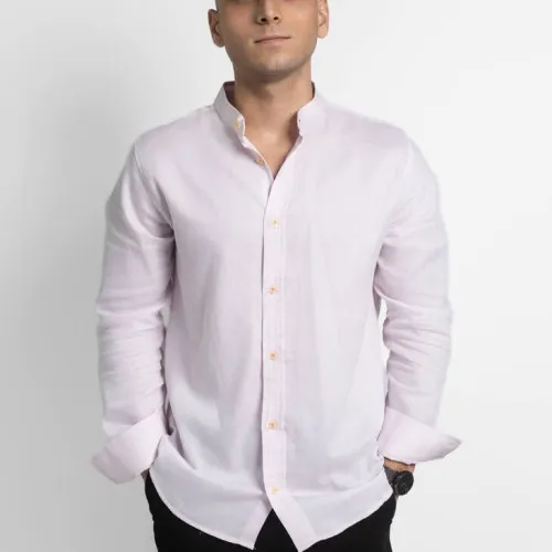 CAMISA LIBERATO BASICS MAO MANGAS LARGAS ROSADA FANTASIA