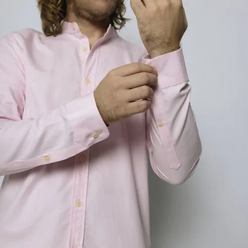 CAMISA LIBERATO MAO MANGAS LARGAS ROSADA