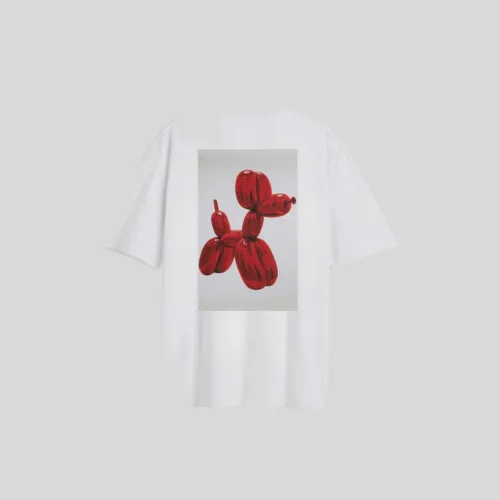 REMERA LIBERATO BASICS OVERSIZE PREMIUM 250 GSM MARFIL BALLON DOG