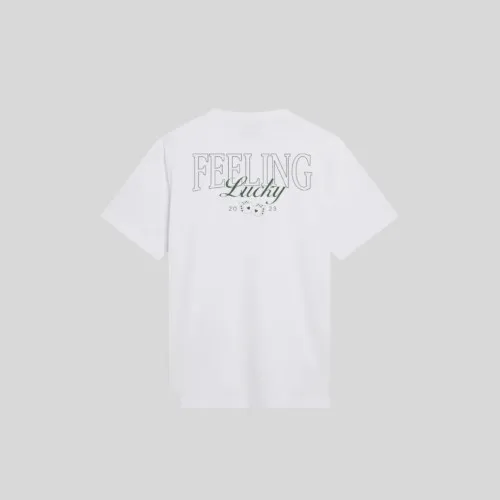 REMERA LIBERATO BASICS REGULAR FIT  MARFIL FEELING LUCKY