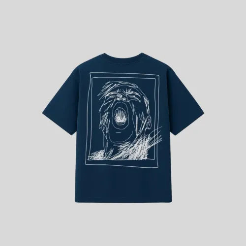 REMERA LIBERATO OVERSIZE AZUL MARINO GRITO ALBIRO
