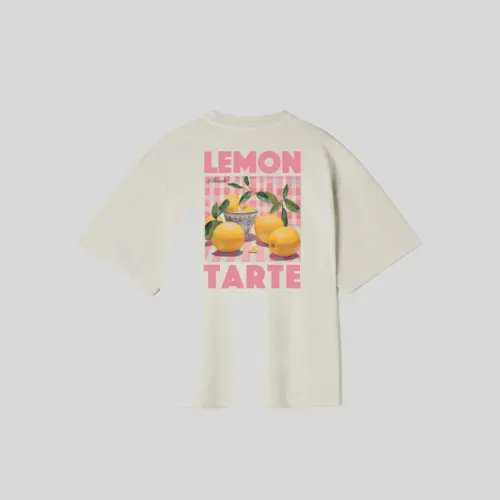 REMERA LIBERATO OVERSIZE BEIGE LEMON TARTE