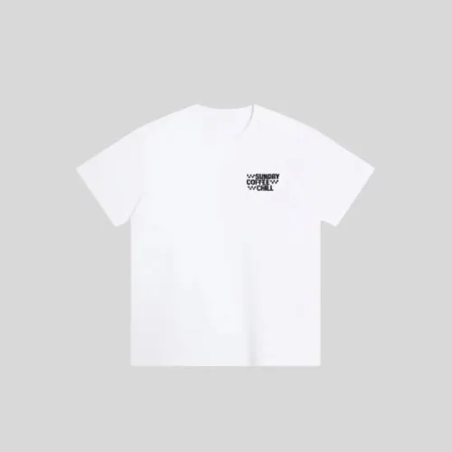 REMERA LIBERATO OVERSIZE BLANCA SUNDAY COFFE CHILL