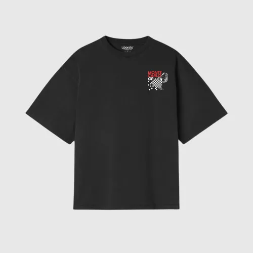 REMERA LIBERATO OVERSIZE NEGRA MONTE CARLOS GP