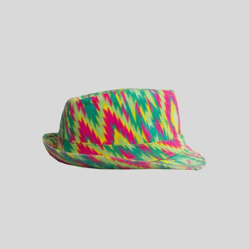 SOMBRERO LIBERATO VERDE CON AMARILLO