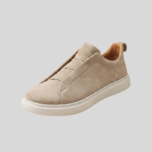 ZAPATO LIBERATO DE GAMUZA BEIGE